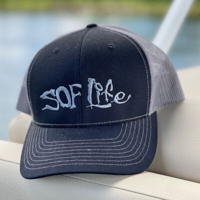 SOF Life Black/Gray Trucker Cap Thumbnail