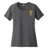 Ladies PosiCharge ® Tri Blend Wicking Scoop Neck Raglan Tee Thumbnail